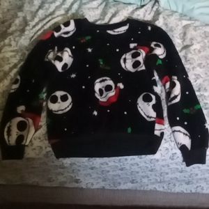 A the nightmare before Christmas (xs) 100% polyester sweatshirt